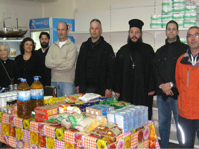 Συγκέντρωση τροφίμων από τους δύτες της Σάμου