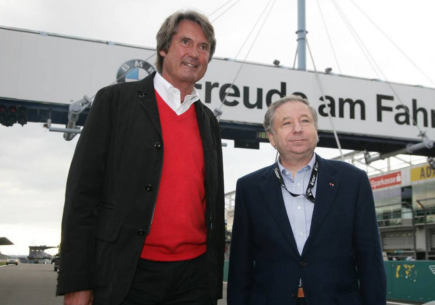 Ο Hermann Tomczyk (αριστερά) μαζί με τον Jean Todt