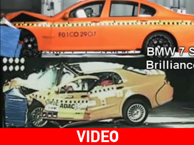 Συγκριτικό crash test κινεζικού με ευρωπαϊκού αυτοκινήτου… Συγκριτικό crash test κινεζικού με ευρωπαϊκού αυτοκινήτου…