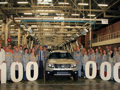 Ήδη κατασκευάστηκαν 100.000 Dacia Duster
