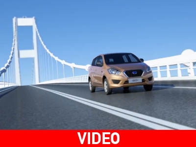Το νέο 7θέσιο Datsun σε… κίνηση