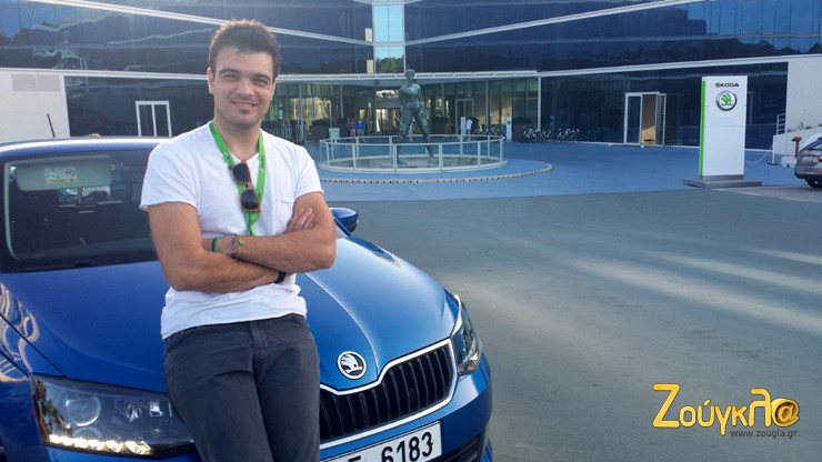 Ο Λουκάς Παπαλάμπρος βρέθηκε στην Πορτογαλία για να οδηγήσει τη νέα γενιά του Skoda Fabia...