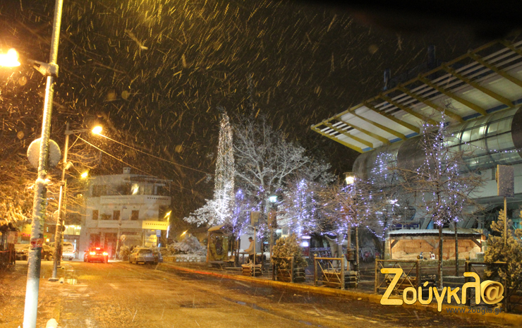 Το σημείο έξω ακριβώς από τον ηλεκτρικό σταθμό...
