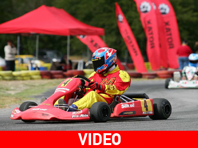 Προπόνηση με καρτ στην Καλαμάτα