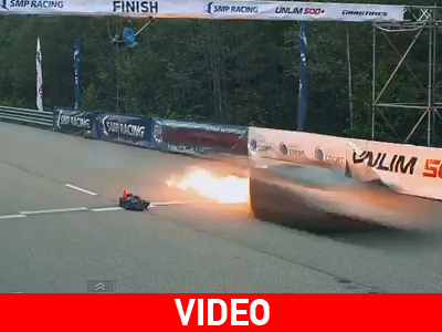 Lamborghini έπιασε τα 402 χλμ./ώρα και μετά πήρε φωτιά