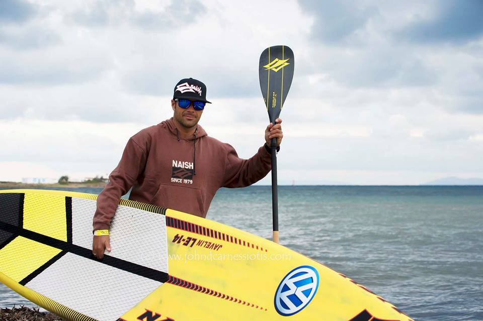 O Γιώργος Φράγκος ξεκίνησε δυναμικά το φετινό πανελλήνιο πρωτάθλημα SUP