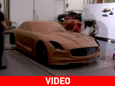 Η.. πήλινη Mercedes SLS AMG Black Series