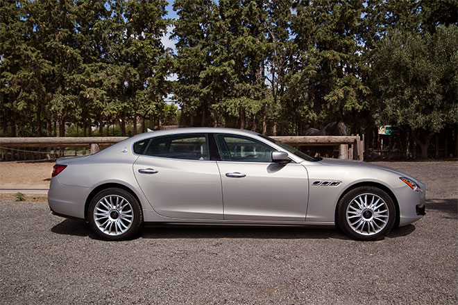 Το μήκος της Maserati Quattroporte ξεπερνά τα 5.2 μέτρα...