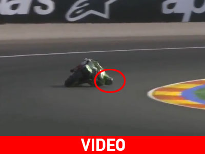 MotoGP: Σχεδόν ακούμπησε με το κεφάλι την πίστα…