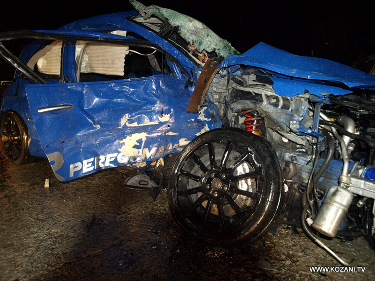 Άλλο ένα περιστατικό από την Κοζάνη στο οποίο ευτυχώς οι επιβάτες γλίτωσαν...