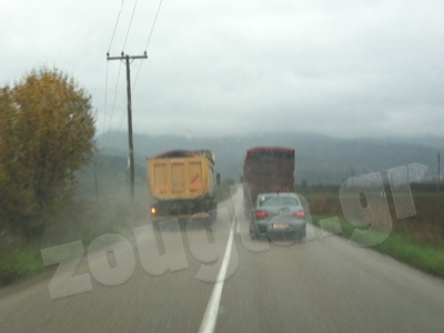 Δολοφονική διπλή προσπέραση νταλίκας…