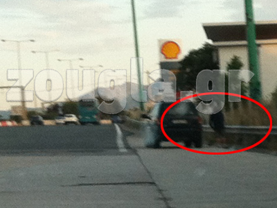 Έκανε την…. ανάγκη του στα διόδια των Αφιδνών!