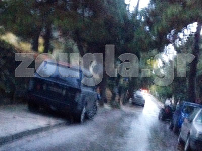 Έκανε κατάληψη στο πεζοδρόμιο…