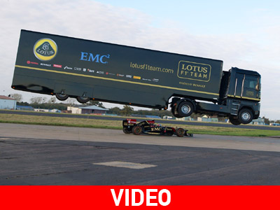 Παγκόσμιο ρεκόρ άλματος με… φορτηγό!!!