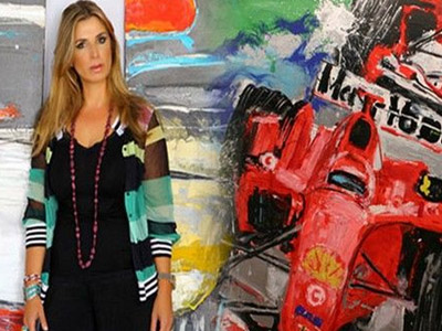 Έκθεση με πίνακες αυτοκινήτων στο Golden Hall από την Μίνα Βαλυράκη