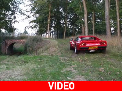 H Ferrari 288 GTO εντός και εκτός δρόμου!