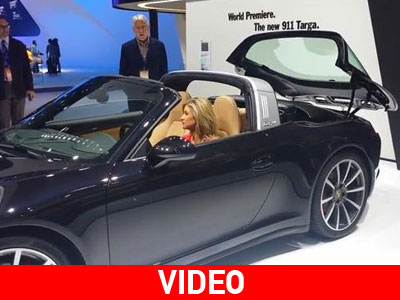 H οροφή της νέας Porsche 911 Targa