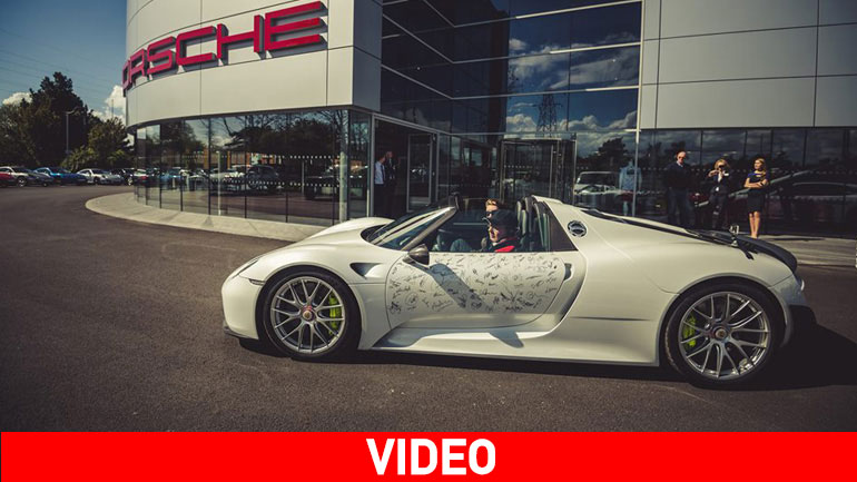 Έλαβε ως δώρο 1.000 χιλιόμετρα με την 918 Spyder