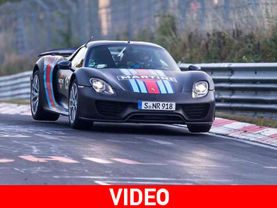 Κατέρριψε το ρεκόρ στο Nurburgring η νέα 918 Spyder