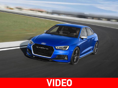 To Αudi A3 clubsport quattro των 525 ίππων εν δράσει