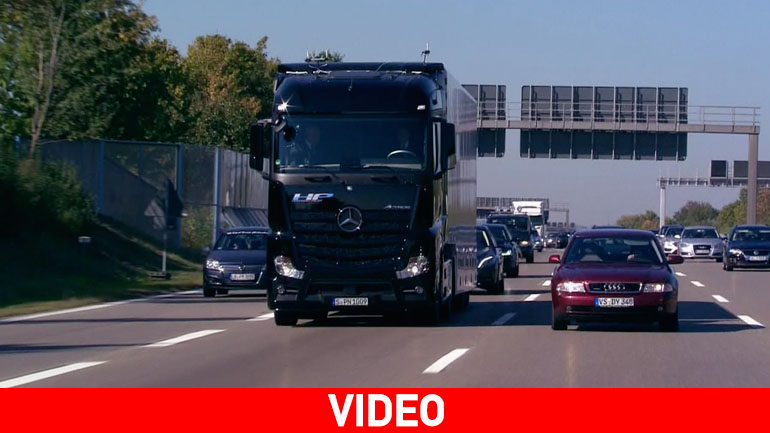 Στους δρόμους το ημιαυτόνομο φορτηγό της Mercedes