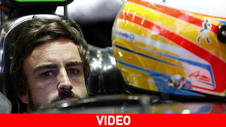Ο Alonso στον προσομοιωτή της McLaren