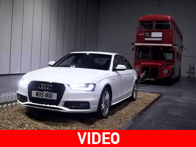 To A4 quattro ρυμουλκεί φορτηγά και λεωφορεία