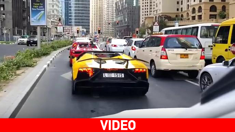 Απίστευτο video από φλεγόμενη Lamborghini