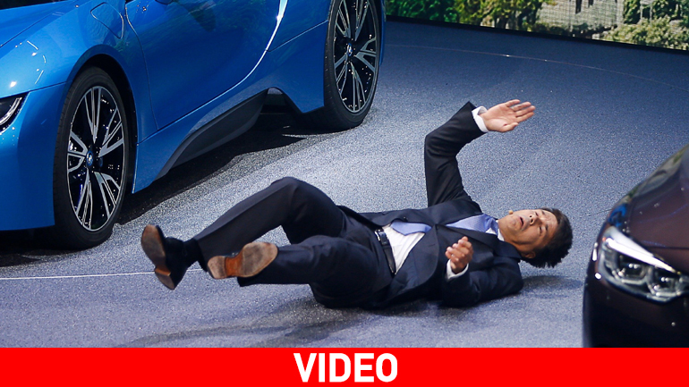 Το video από την κατάρρευση του CEO της BMW