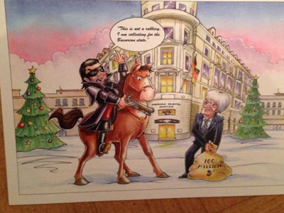 Η Χριστουγεννιάτικη κάρτα του Ecclestone