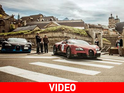 Ταξιδεύοντας με 11 Bugatti Veyron