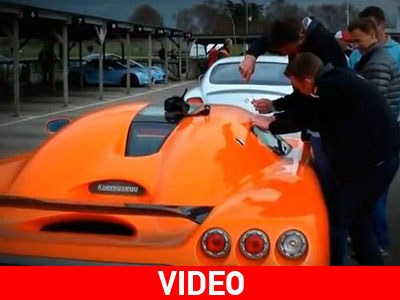 Πως ανοίγεις την πόρτα μιας Koenigsegg CCR!