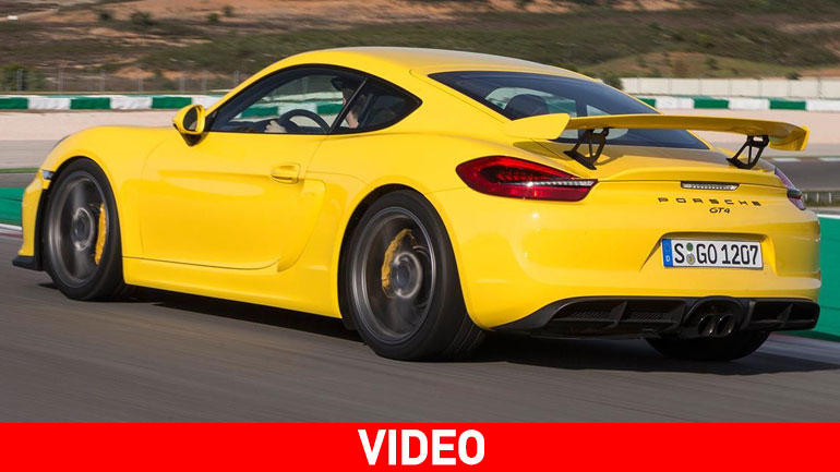 Η Porsche Cayman GT4 στην πίστα