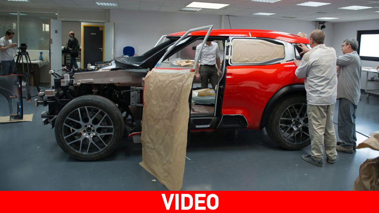 To Citroen Aircross στο εργαστήριο κατασκευής
