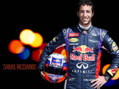 Το κράνος του Ricciardo με τη φάτσα του!