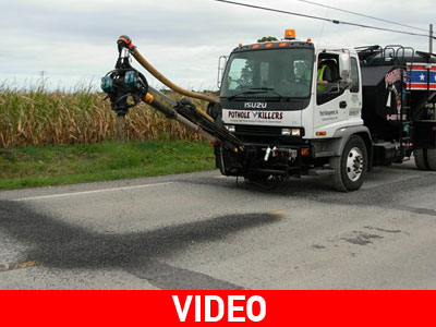 Να πώς εξαφανίζονται οι λακκούβες σε δύο λεπτά!