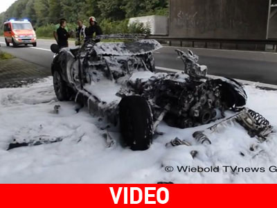 Παρανάλωμα του πυρός έγινε μια Jaguar F-Type