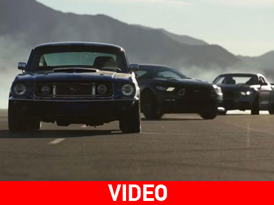 Ντριφτάροντας με όλες τις Mustang