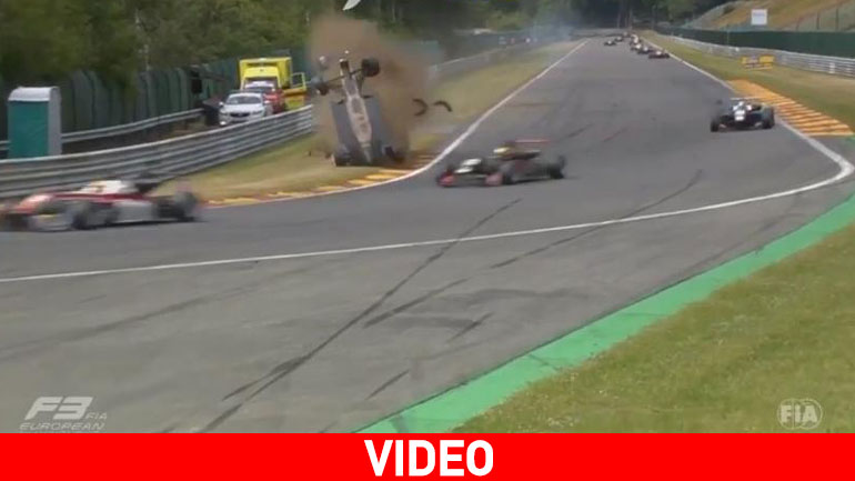 Τρομακτικό ατύχημα στην Formula 3