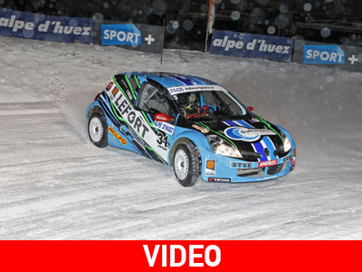 O Grosjean ντριφτάρει στον πάγο με Renault Clio