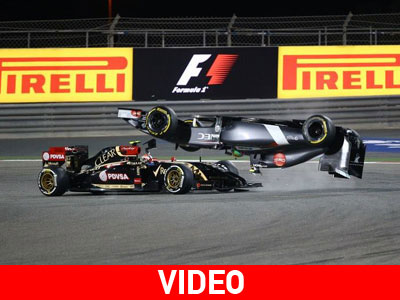 Το απίστευτο ατύχημα του Gutierrez στο GP του Μπαχρέιν