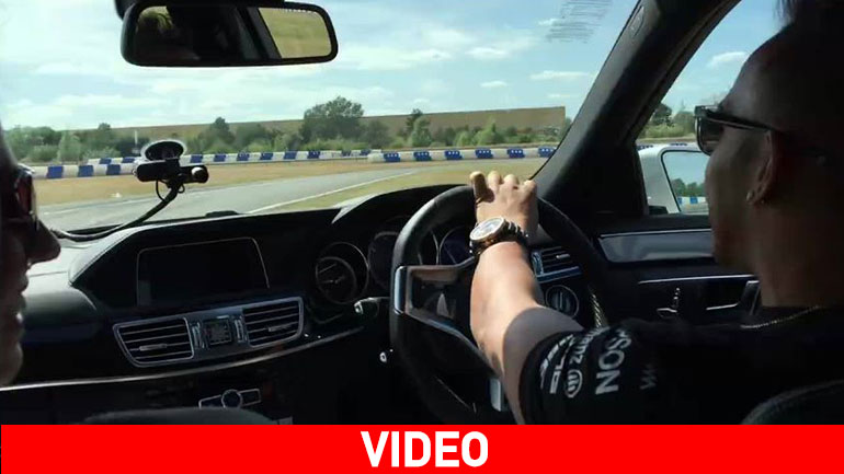 H Ε63 AMG στα χέρια του Hamilton