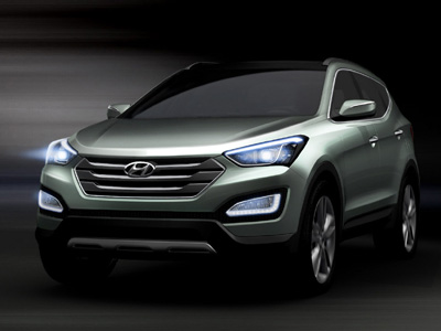 Πρώτες εικόνες του νέου Hyundai Santa Fe Πρώτες εικόνες του νέου Hyundai Santa Fe