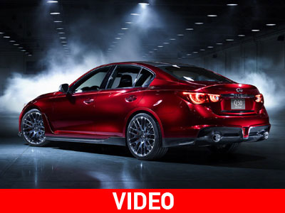 Στα… χέρια του Vettel to Infiniti Q50 Eau Rouge