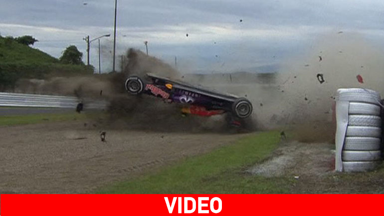 Το ατύχημα του Kvyat στη Suzuka