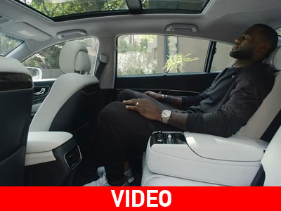 O βασιλιάς του NBA χαλαρώνει μόνο μέσα στο Κ900!