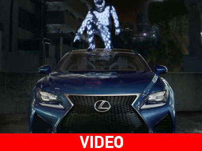 Τα εντυπωσιακά φώτα LED της Lexus!