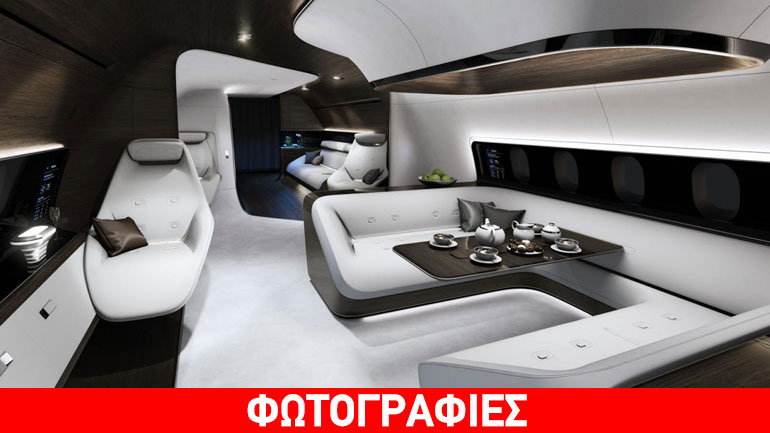 Καμπίνα αεροσκαφών με την υπογραφή Mercedes