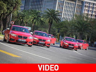 Ρεσιτάλ οδήγησης με πέντε M235i σε πλατεία του Κέιπ Τάουν