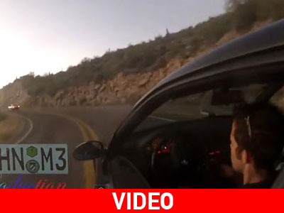 Απίστευτη πτώση στο γκρεμό με μια Μ3!